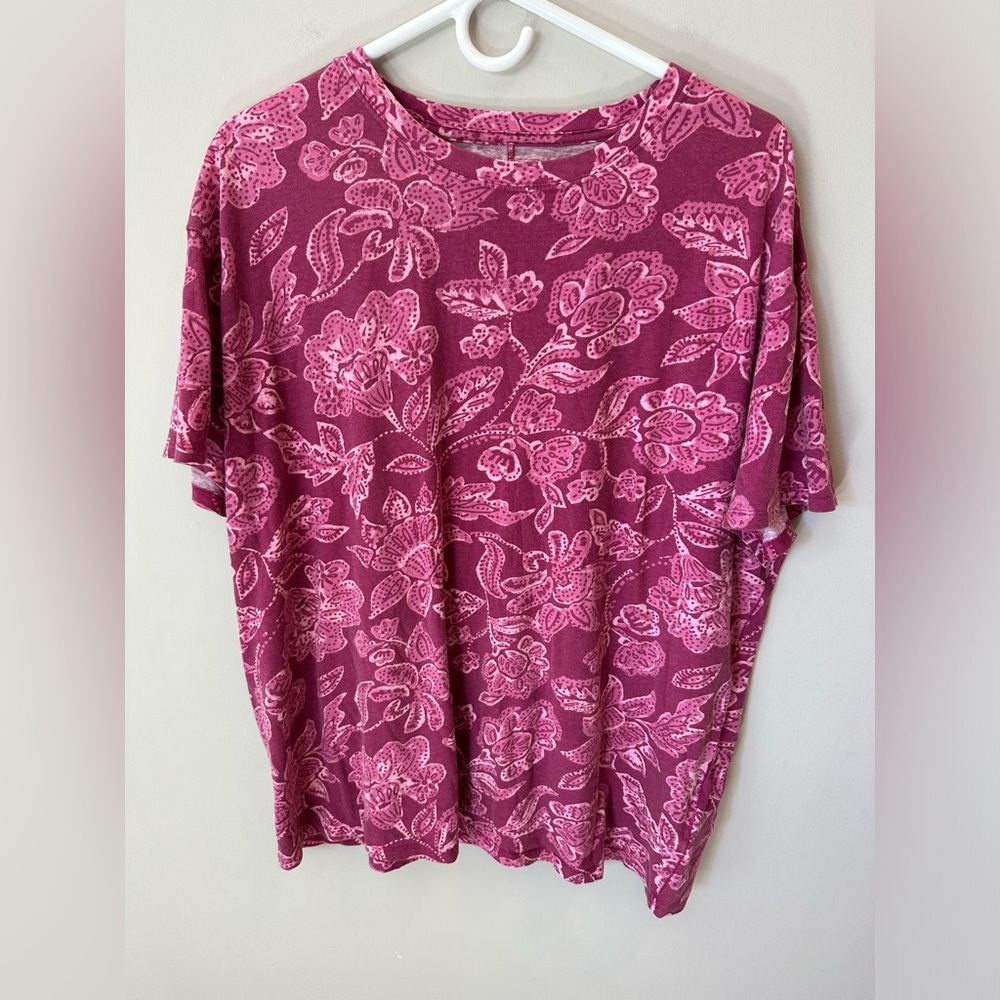 NWOT Free People We The Free Nina Printed Tee - Picture 5 of 6